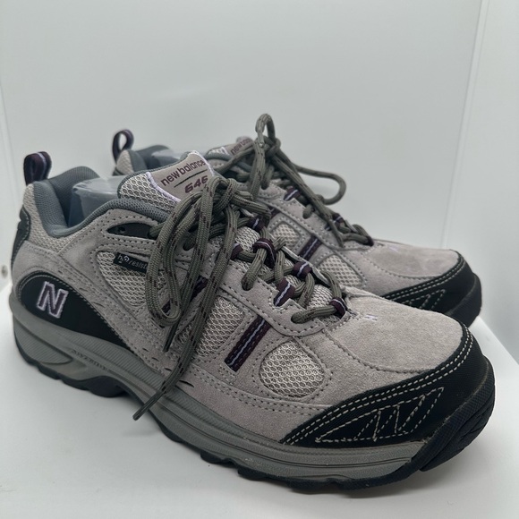 New Balance 646 Women’s Grey Purple Walking Shoes Size 11 - Picture 1 of 11
